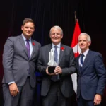 Astronaut, during ta conference in Ottawa, Marc Garneau with Roland Bast Event Photographer